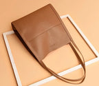 Lederstil-Schultertasche