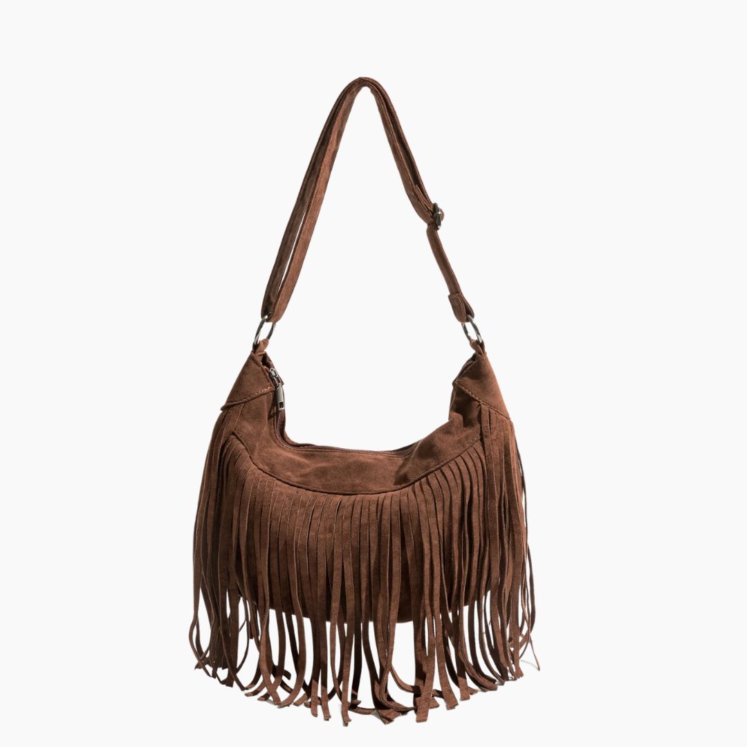 Sloane | Suede Schultertasche
