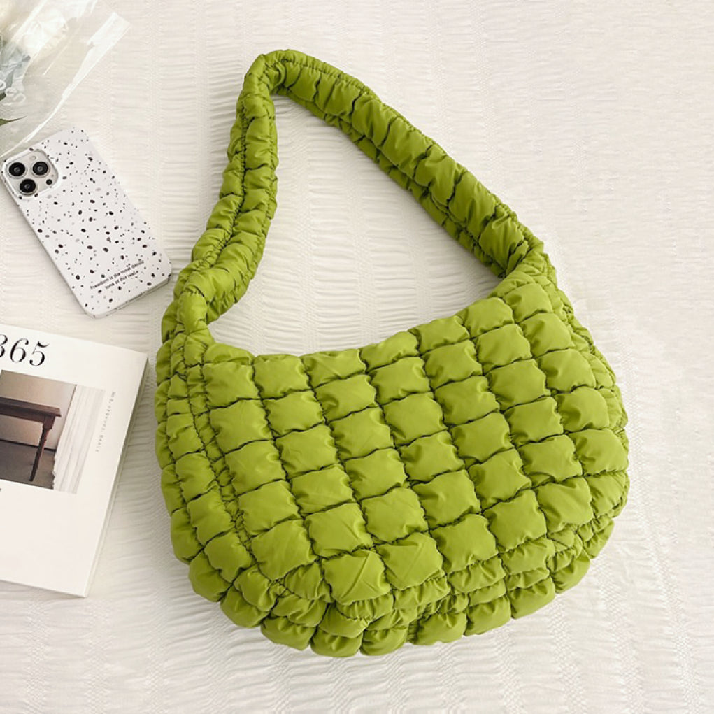 Falten Schultertasche für Frauen