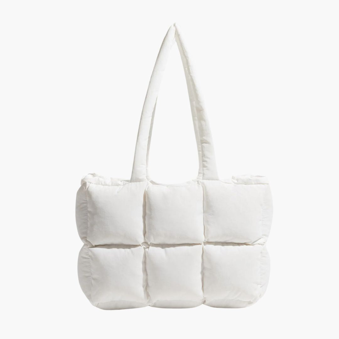 Puffer Schultertasche für Damen - Stylische und geräumige Handtasche