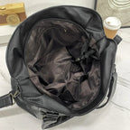 Leder Hobo Schultertasche für Frauen