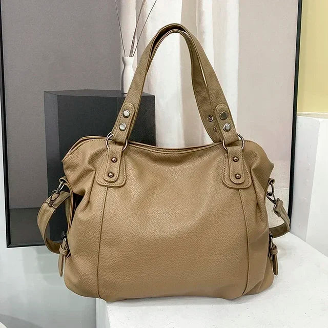 Leder Hobo Schultertasche für Frauen