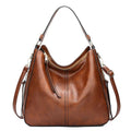 Vintage-inspirierte Leder Hobo-Tasche