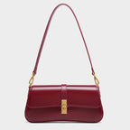 Damen Baguette Tasche mit goldener Drehverschluss
