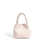 Damen Mini Bucket Bag mit geflochtenem Obergriff