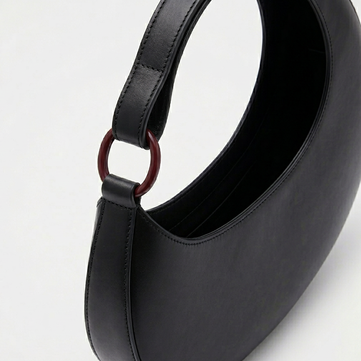 Vegan Leder Mondtasche für Damen