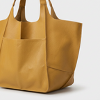 Übergroße Leder Tragetasche, Große Schultertasche