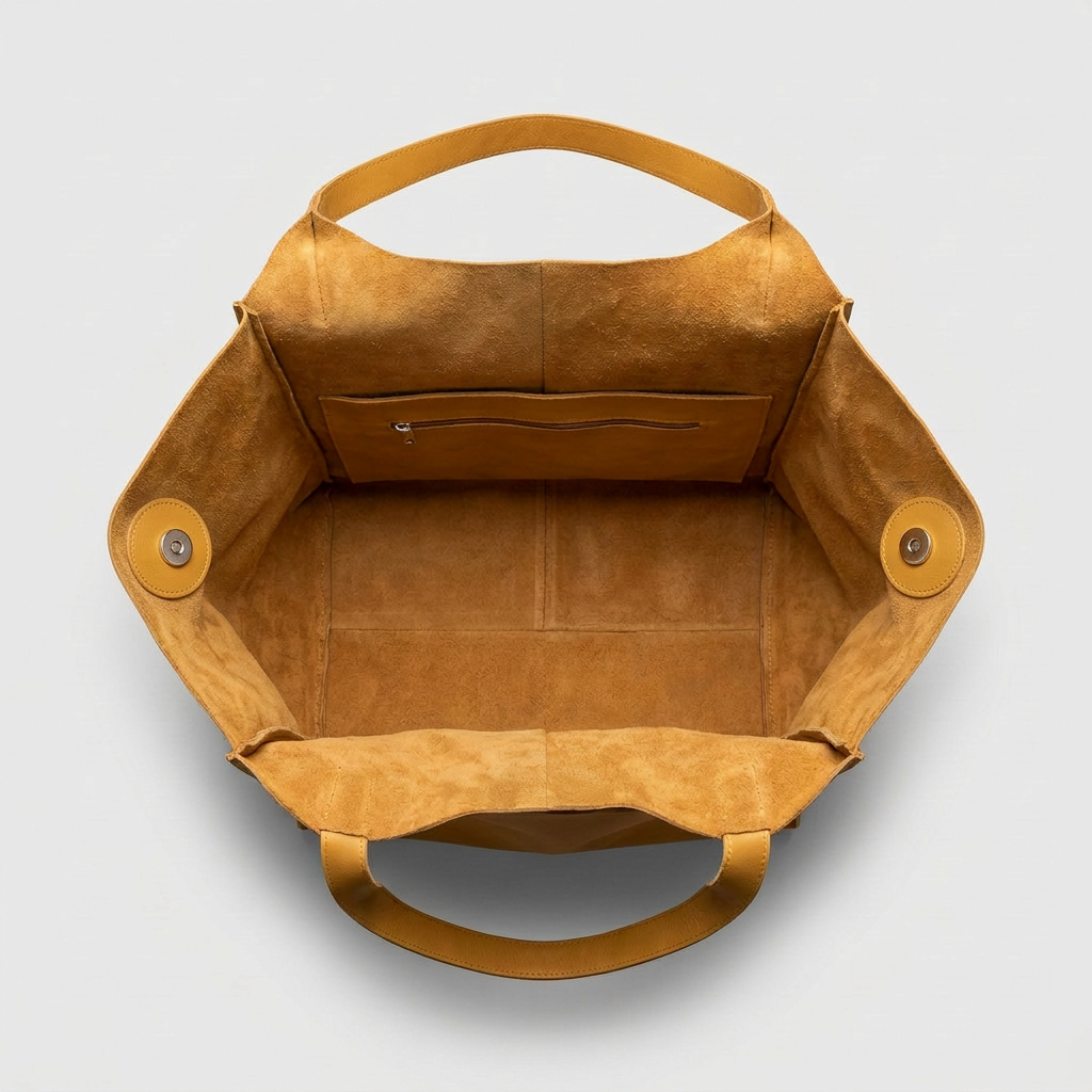 Übergroße Leder Tragetasche, Große Schultertasche