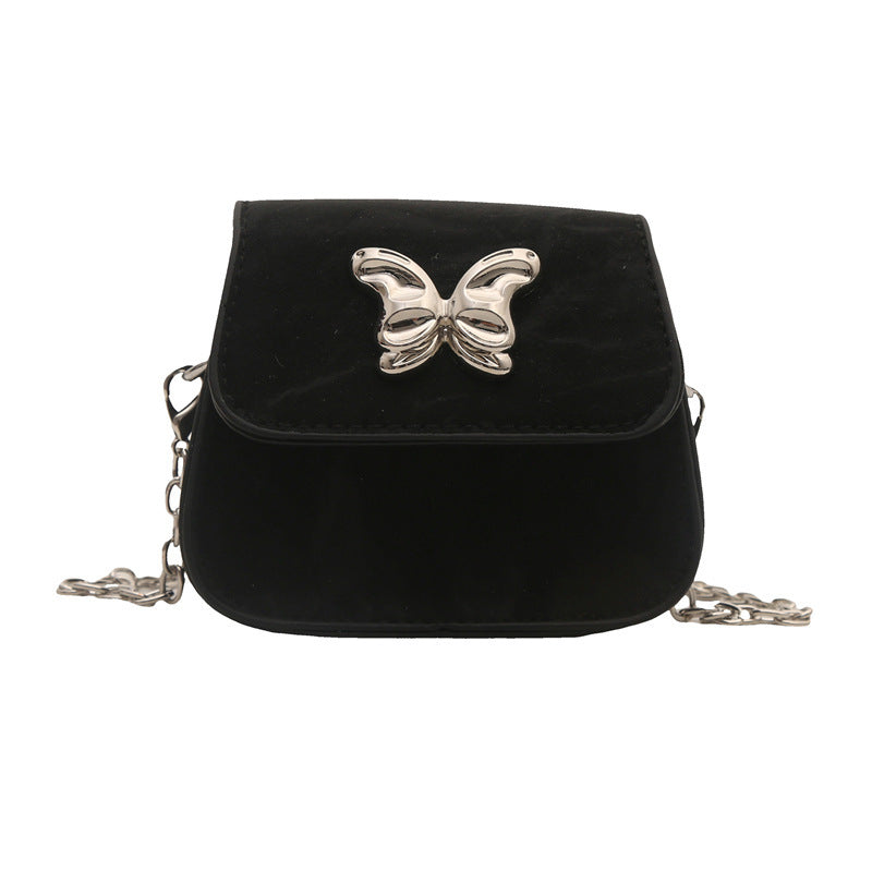 Damen Mini-Handtasche mit Schmetterlingsdetail