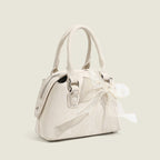 Damen Mini-Handtasche mit verspieltem Schleifenakzent