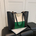 Damen geräumige Tasche mit eleganten Farbblockdetails