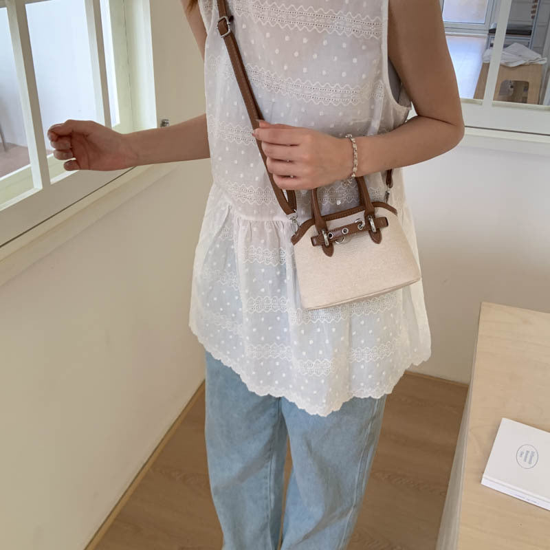 Damen Mini Tasche mit verstellbarem Schultergurt