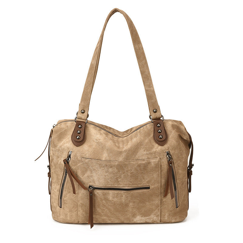 Damen große Schultertasche