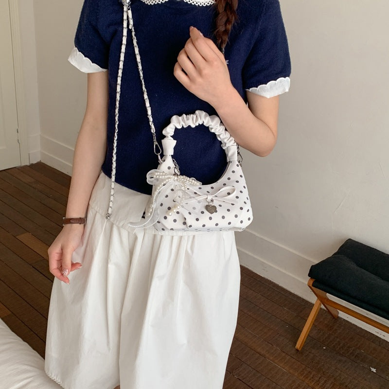Damen Mini-Handtasche mit dekorativen Akzenten