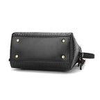 Damen hochwertige Tote-Handtasche mit stilvollem Krokodilleder-Look und abnehmbarem Schultergurt