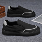 Damen Slip-On Sneakers mit atmungsaktiver Mesh-Struktur