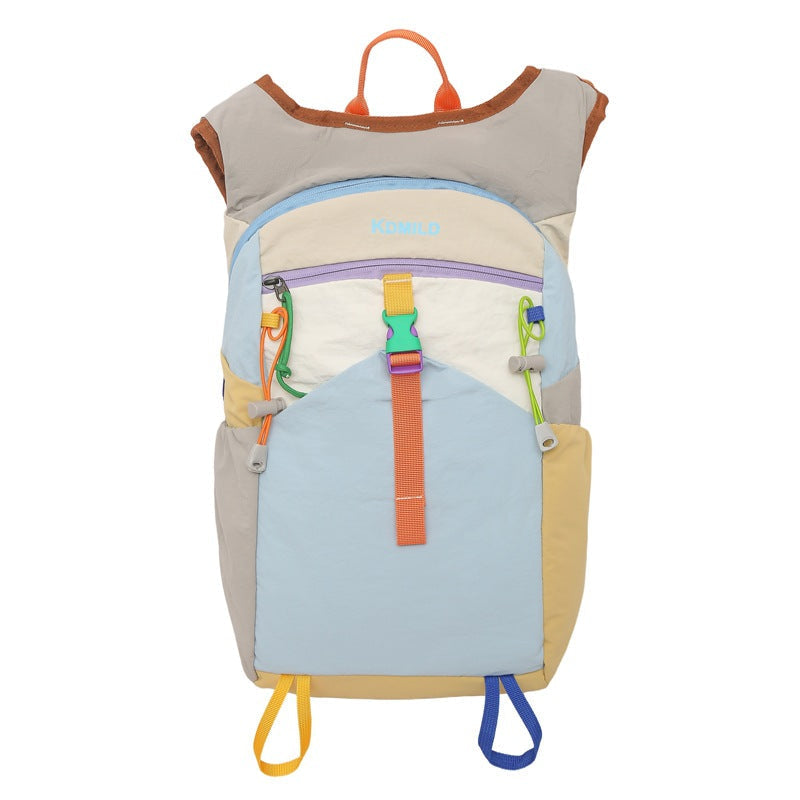 Vielseitiger, abenteuerbereiter Schulrucksack