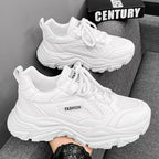 Damen Sportliche Sneakers mit Robustem Design und Atmungsaktiven Einsätzen