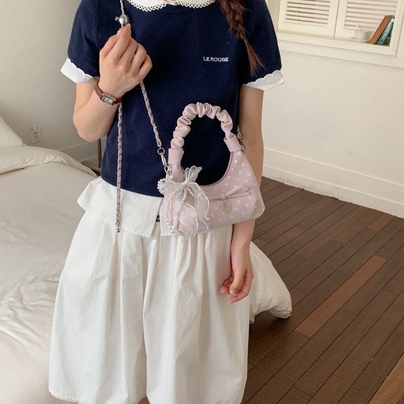 Damen Mini-Handtasche mit dekorativen Akzenten