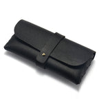 Faltbare Premium-Softleder-Sonnenbrillenrolle Tasche