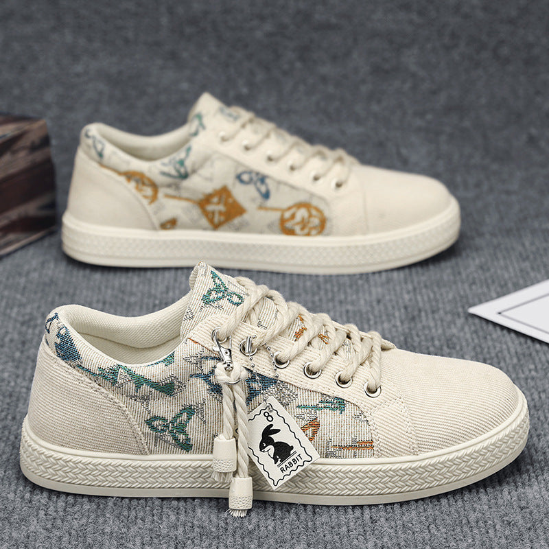Damen Fashion Sneakers mit einzigartigem Textildesign