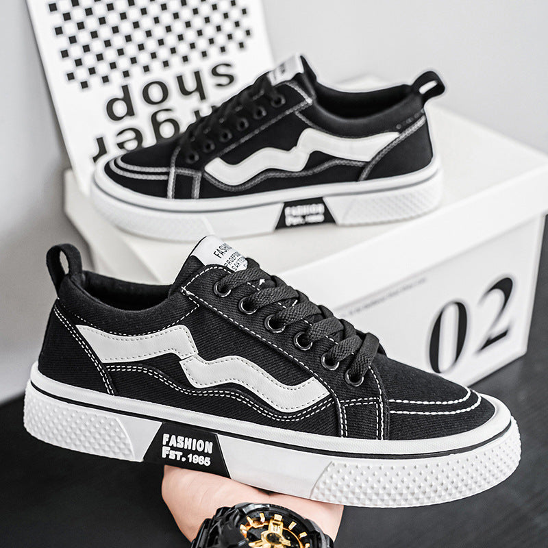 Damen Freizeit- und langlebige Sneakers mit stilvollen Kontrastelementen