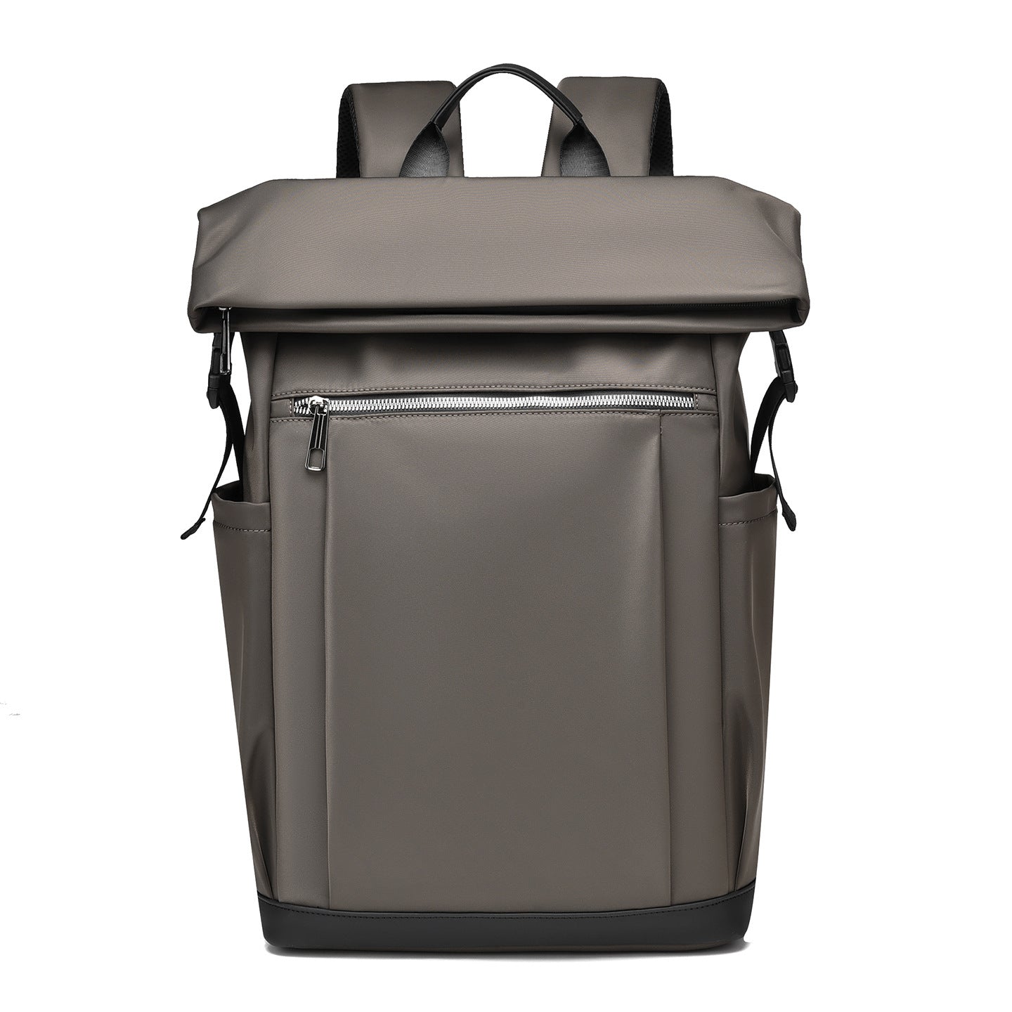Rucksack mit zweifarbigen Design und vielen Fächern