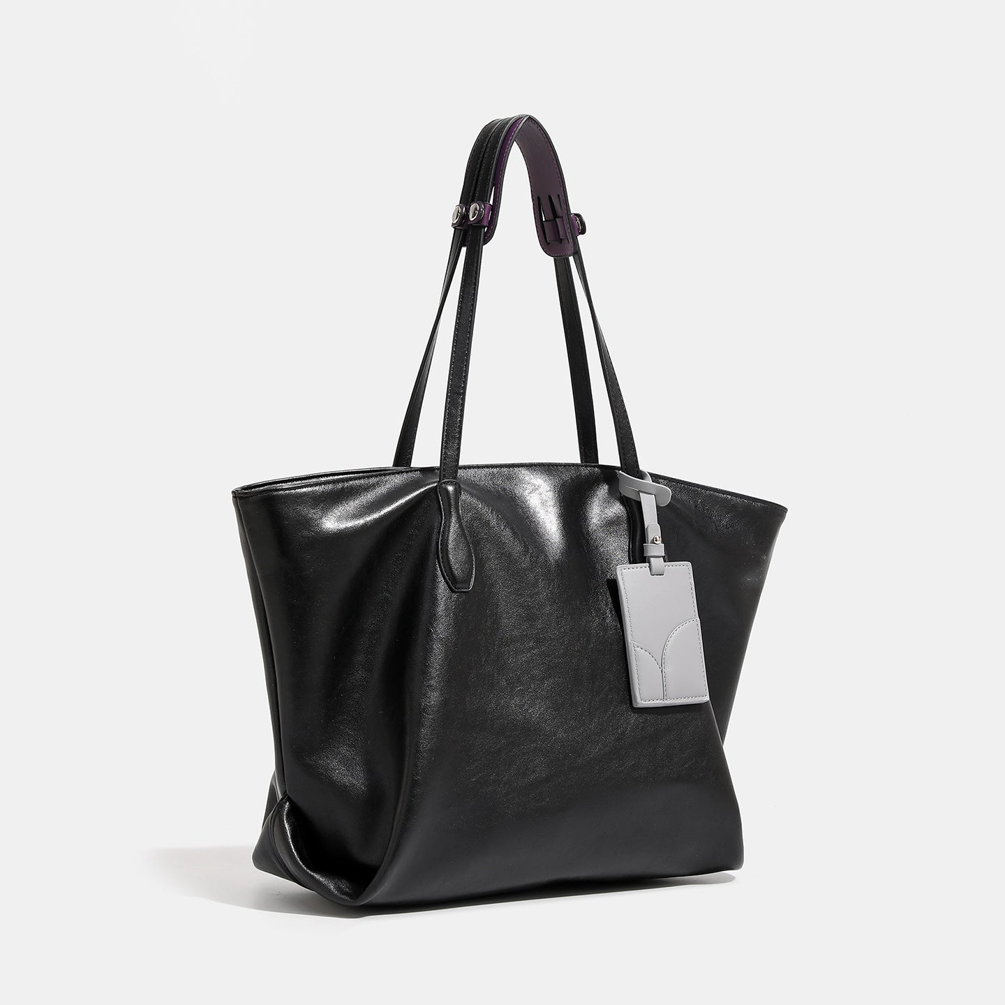 Damen hochwertige Tote-Tasche aus weichem Kunstleder mit strukturiertem Design