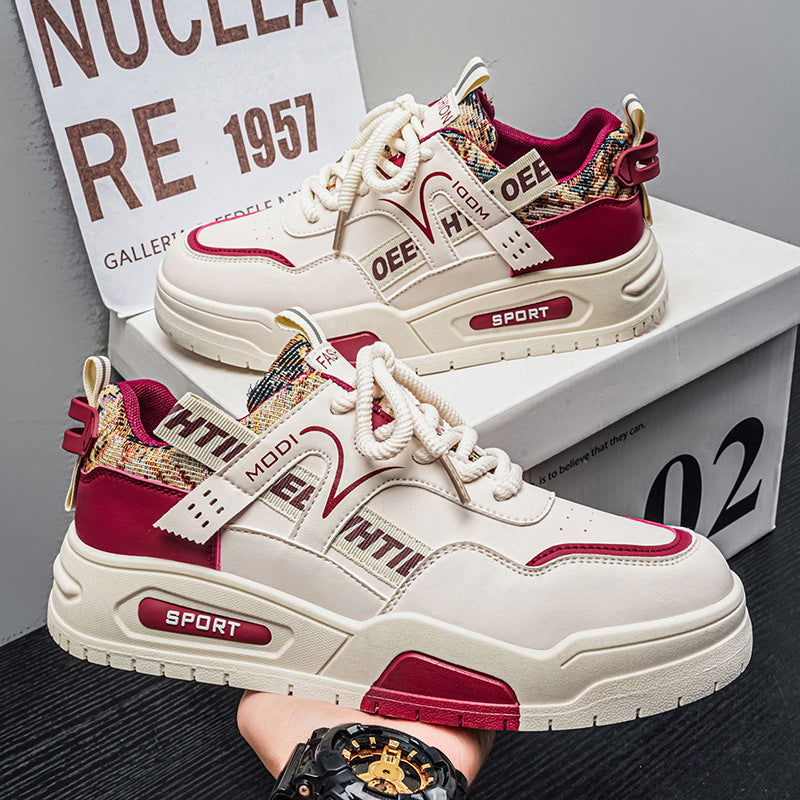 Damen Sportliche Sneakers mit modischem Profil und atmungsaktivem Mesh-Einsatz