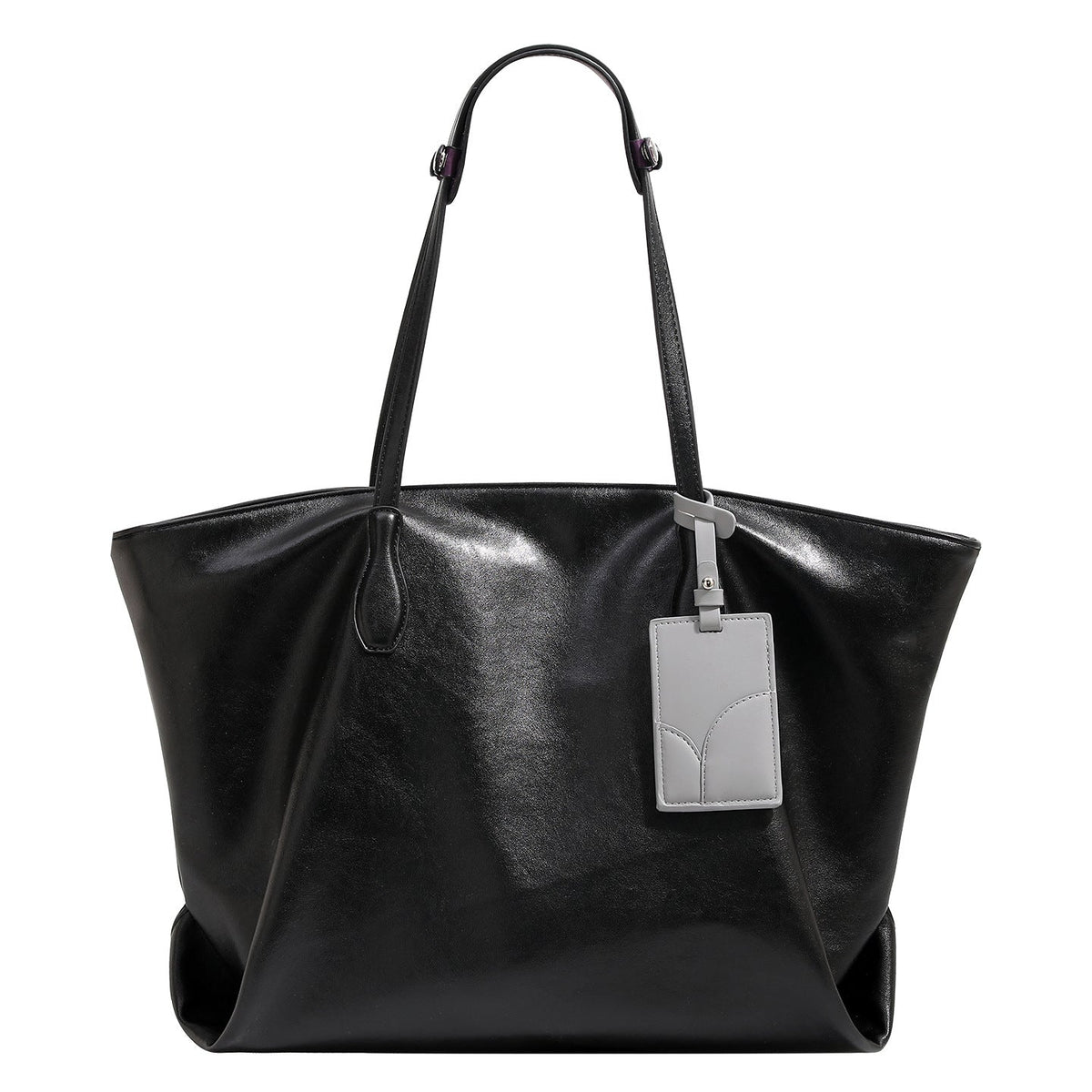 Damen hochwertige Tote-Tasche aus weichem Kunstleder mit strukturiertem Design