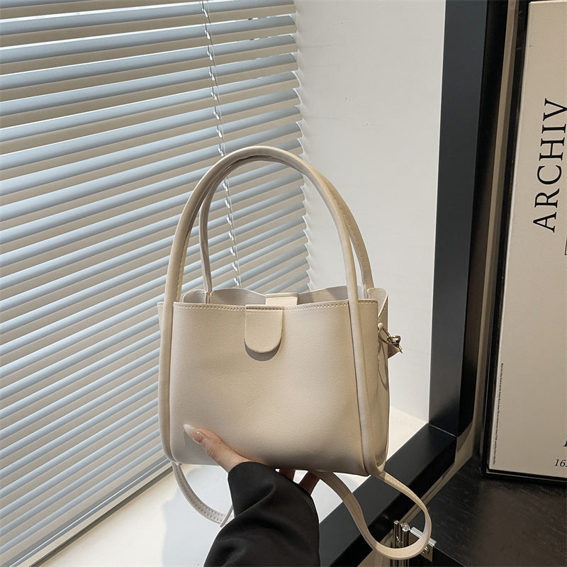 Damen elegante Mini-Handtasche mit praktischer Klappenverschluss