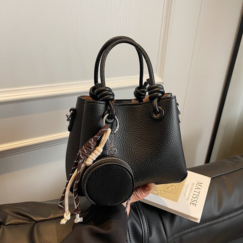 Damen Minihandtasche mit abnehmbarem Münzbeutel