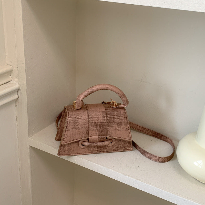 Frauen elegante Mini-Handtasche mit strukturiertem Design