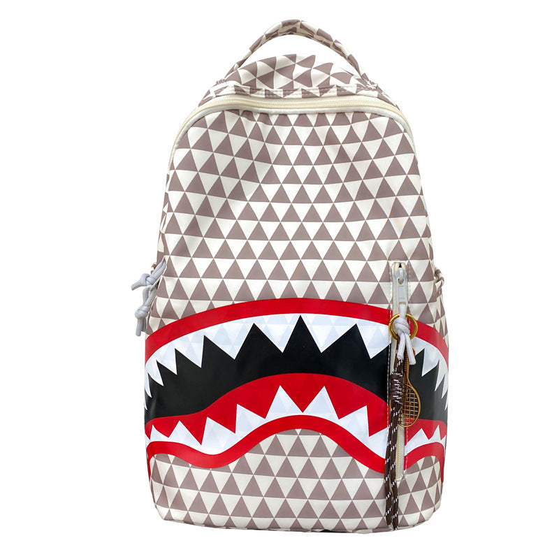 Rucksack mit einzigartigem Haifischmotiv