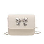 Damen Clutch mit verspielt gestaltetem Bow-Design
