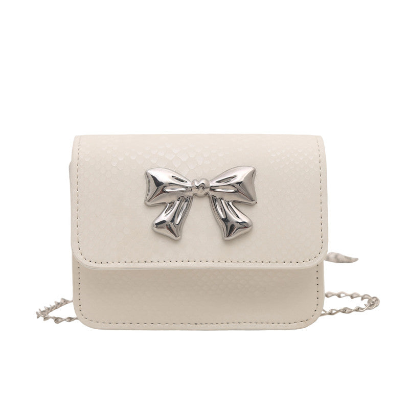 Damen Clutch mit verspielt gestaltetem Bow-Design