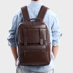 Leder Laptop Rucksack Emma Tasche