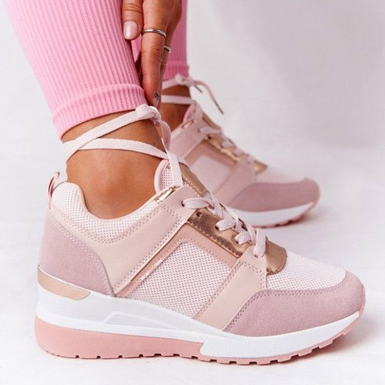 Damen modische Sneaker mit atmungsaktivem Obermaterial und stabiler Sohle