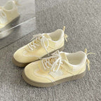 Damen trendige Sneakers mit sportlich-elegantem Design und bequemem Sohlen