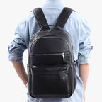 Stilvolle Texturierte Leder Rucksack Emma Tasche