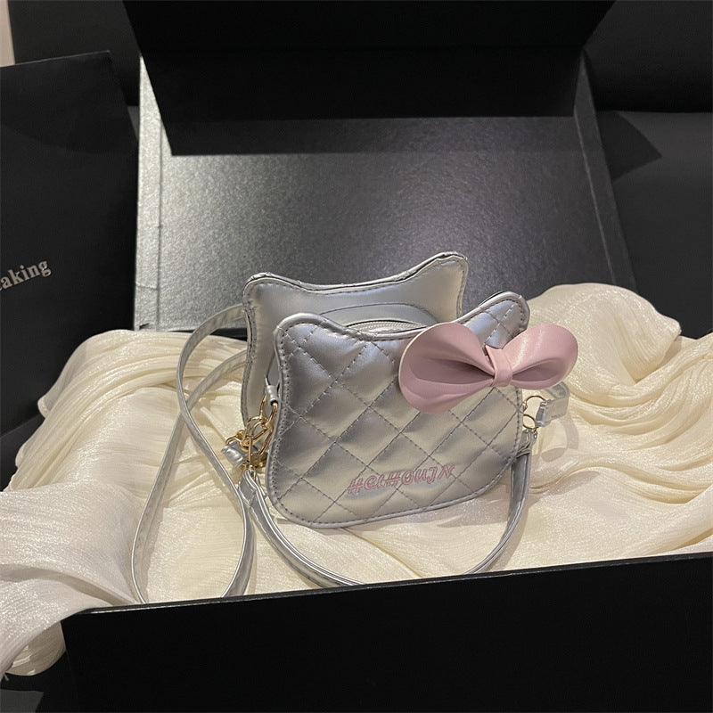 Damen Mini-Handtasche mit schickem Schleifenakzent