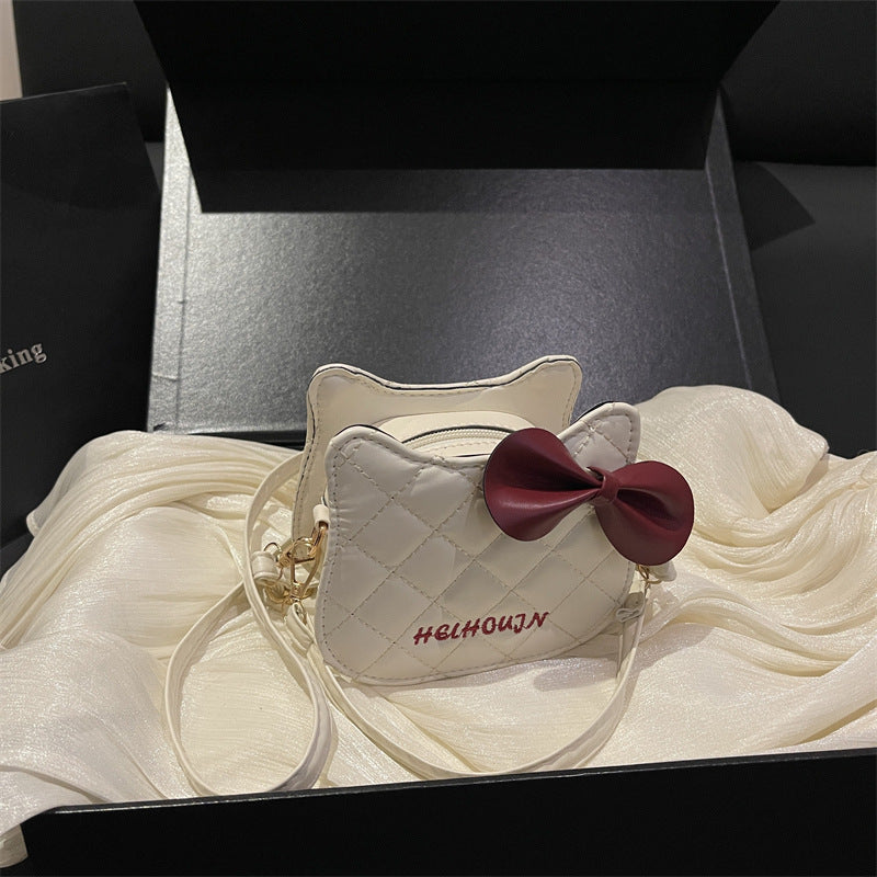 Damen Mini-Handtasche mit schickem Schleifenakzent