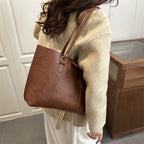 Damen elegante Einkaufstasche mit strukturiertem Design