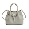 Damen Mini-Handtasche mit stylischem Druckknopfverschluss