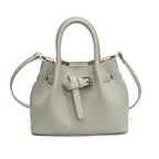 Damen Mini-Handtasche mit stylischem Druckknopfverschluss