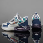 Damen Sport Sneakers mit dämpfender Sohle und modischen Akzenten