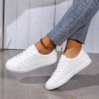 Damen atmungsaktive Sneaker mit strukturierter Oberflächenverarbeitung