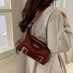 Damen stilvolle Mini-Hobo-Tasche mit verstellbarem Tragriemen