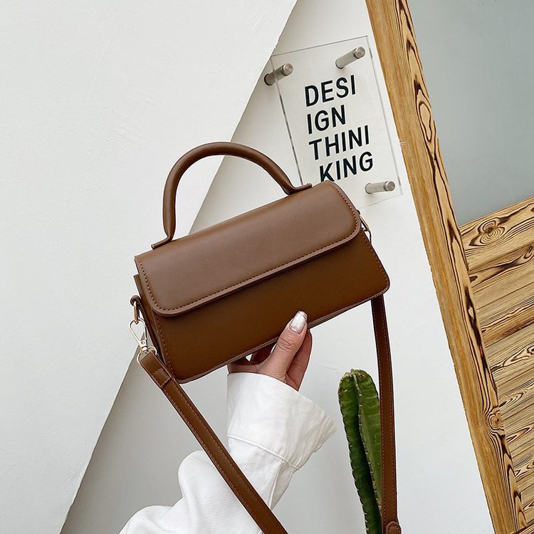 Damen elegante Schultertasche mit abnehmbarem Tragegurt
