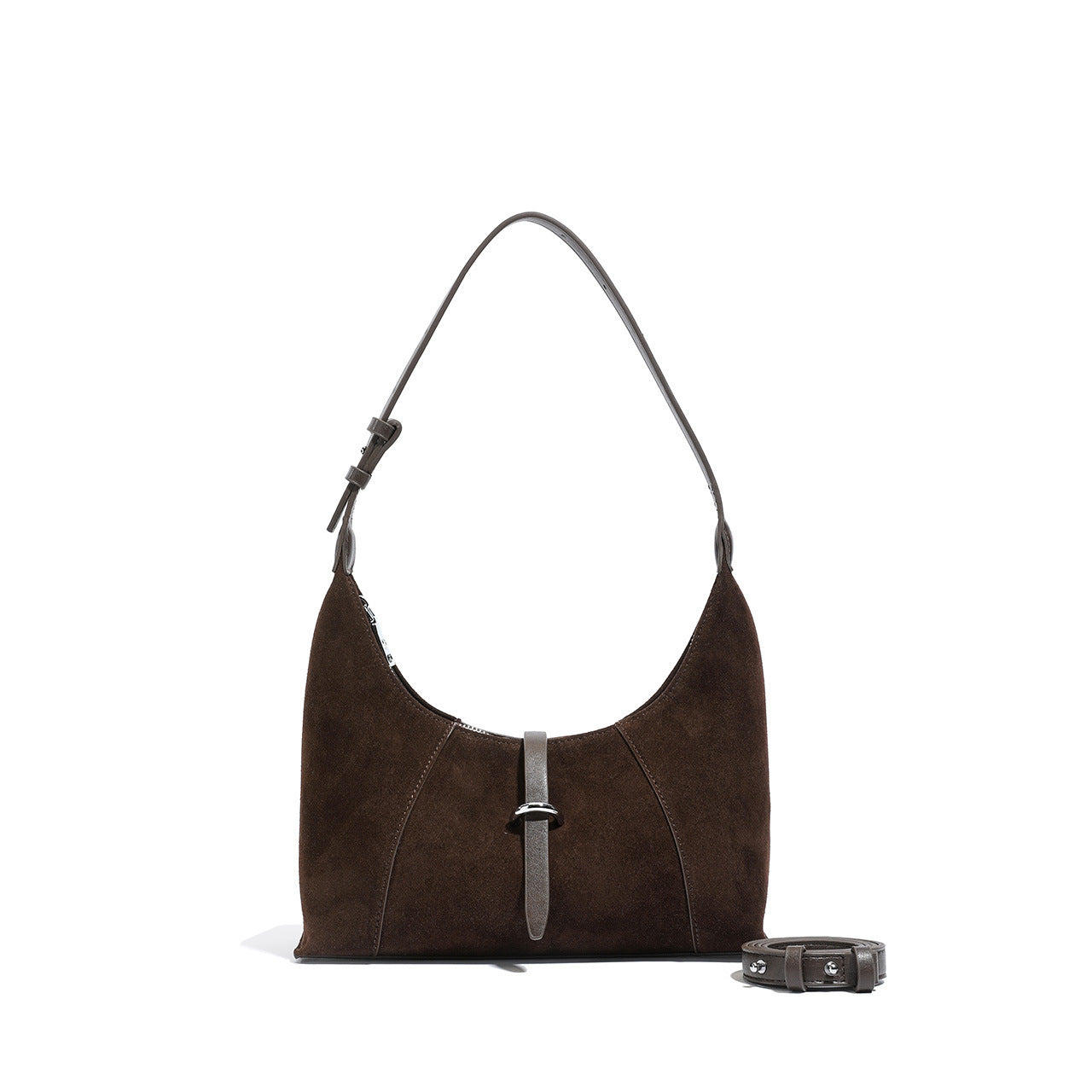 Damen hochwertige Hobo-Tasche aus Wildleder